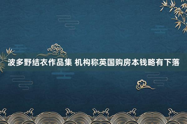 波多野结衣作品集 机构称英国购房本钱略有下落